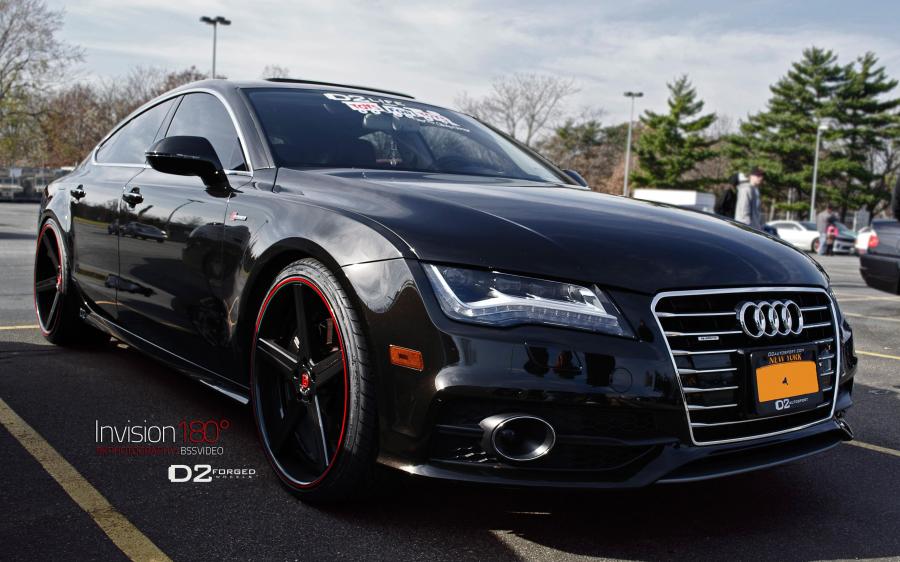 Audi A7 Sportback 3.0 TFSI Quattro S-Line by D2Forged Wheels (CV2 Deep Concave) '2012